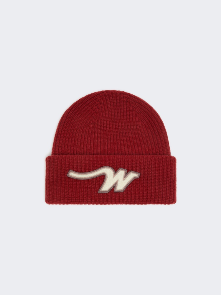 Wool beanie - BERRY RED - Max Mara