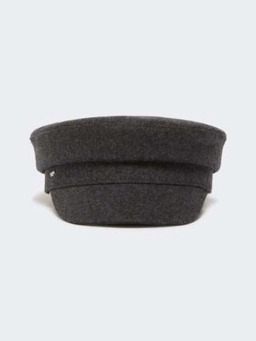 即発送【Max mara】Hat Cap Gray キャップ★グレー★帽子 ウール Grey wool hat | Max Mara