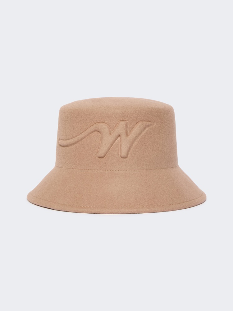 Wool felt bucket hat - CAMEL - Max Mara
