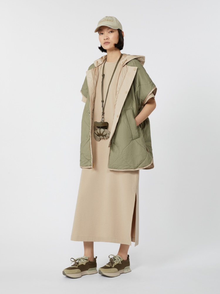 Milano-knit long jersey dress - BEIGE - Max Mara