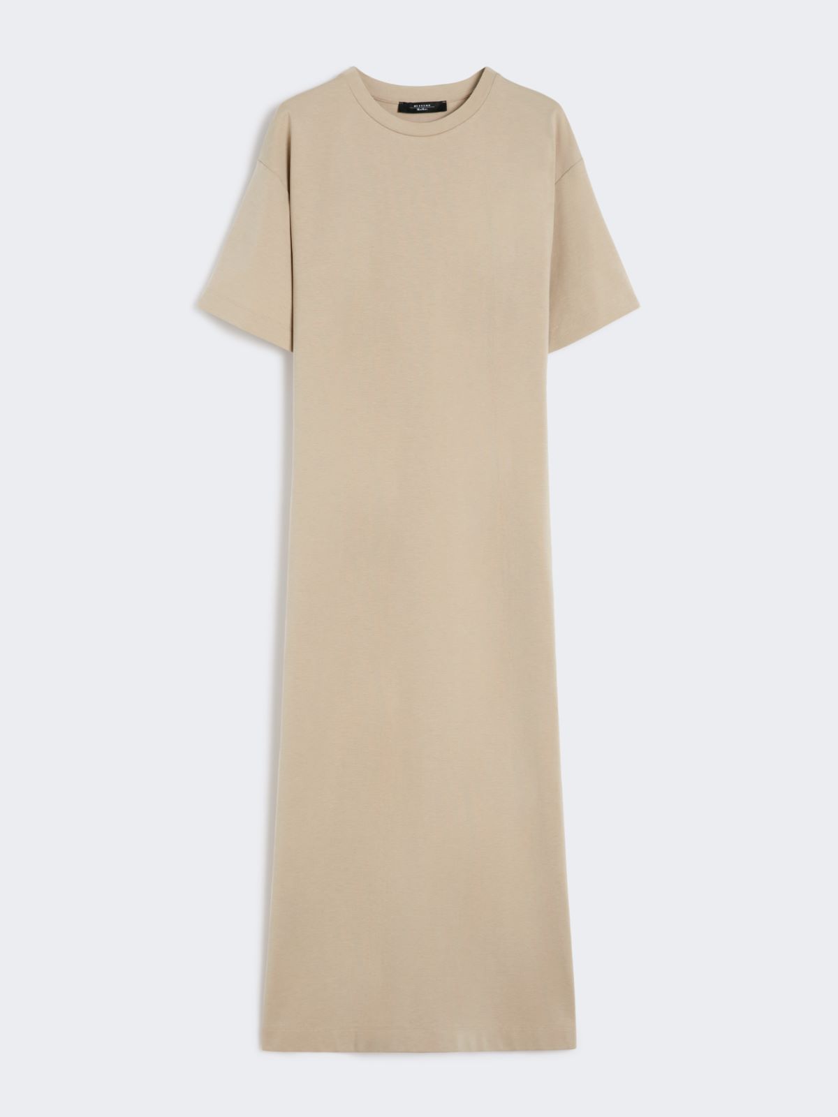 Milano-knit long jersey dress - BEIGE - Max Mara - 8