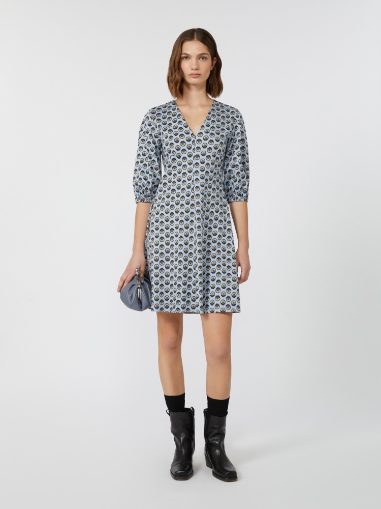 Short printed jersey dress - AVIO - Max Mara