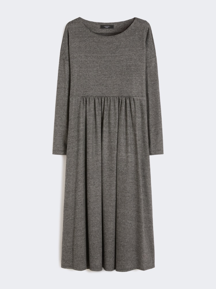 [バッカーノ] ビスコース ジャージー ドレス - MEDIUM GREY - Max Mara