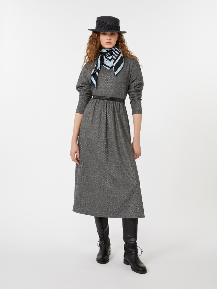 [バッカーノ] ビスコース ジャージー ドレス - MEDIUM GREY - Max Mara