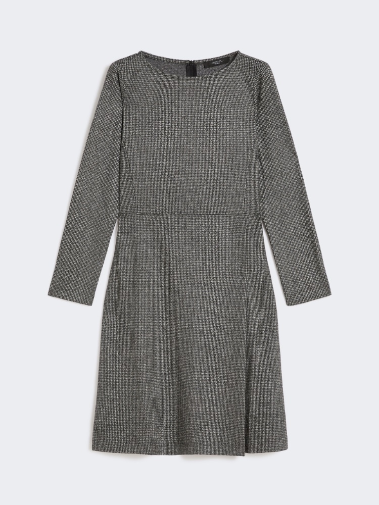 Kleid aus Jersey-Jacquard - DUNKELGRAU - Max Mara