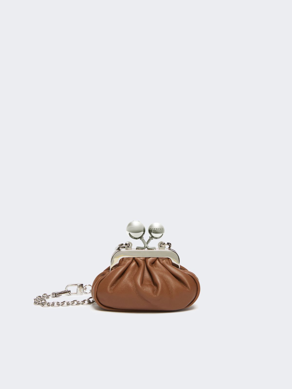 Nappa sheepskin Nano Pasticcino Bag - TOBACCO - Max Mara - 9
