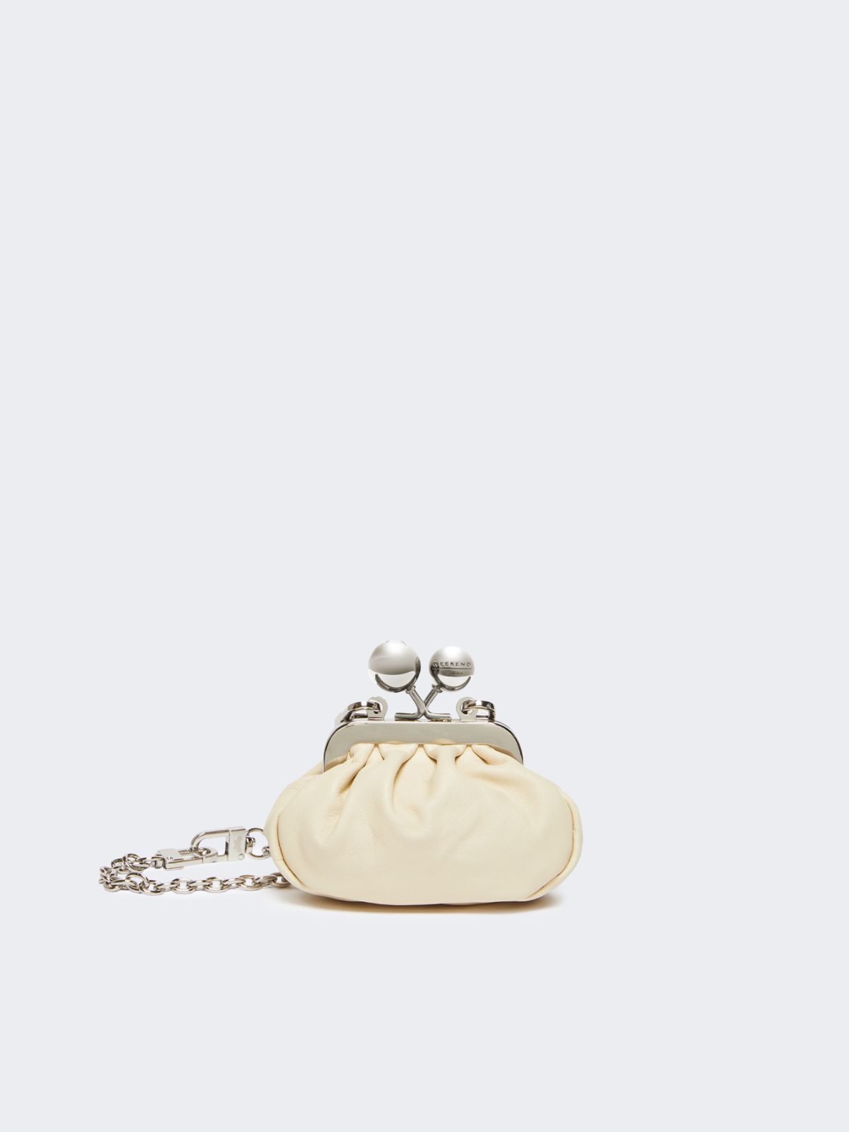 Nappa sheepskin Nano Pasticcino Bag - IVORY - Max Mara - 9