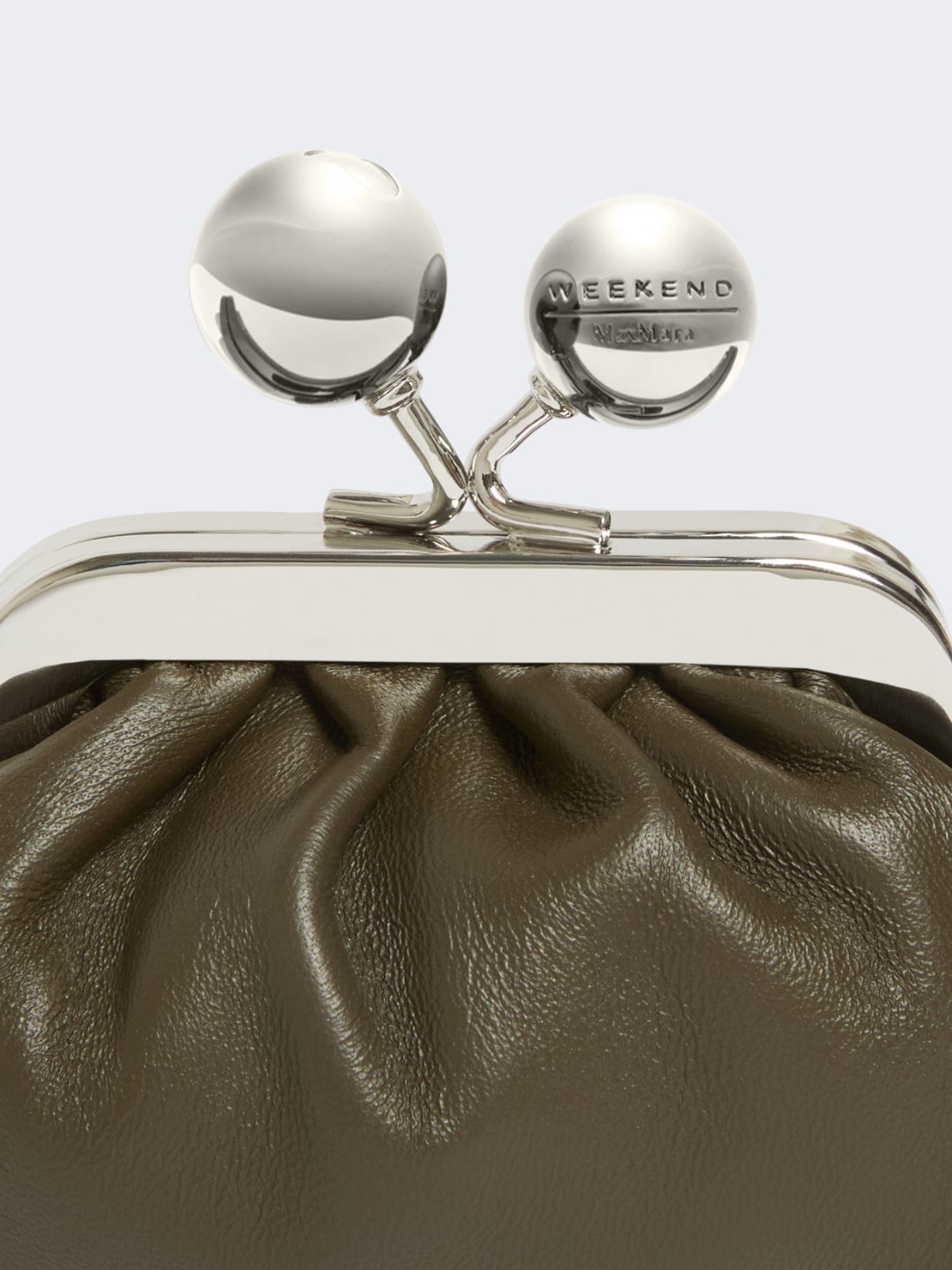 Nappa sheepskin Nano Pasticcino Bag - KAKI - Max Mara - 5