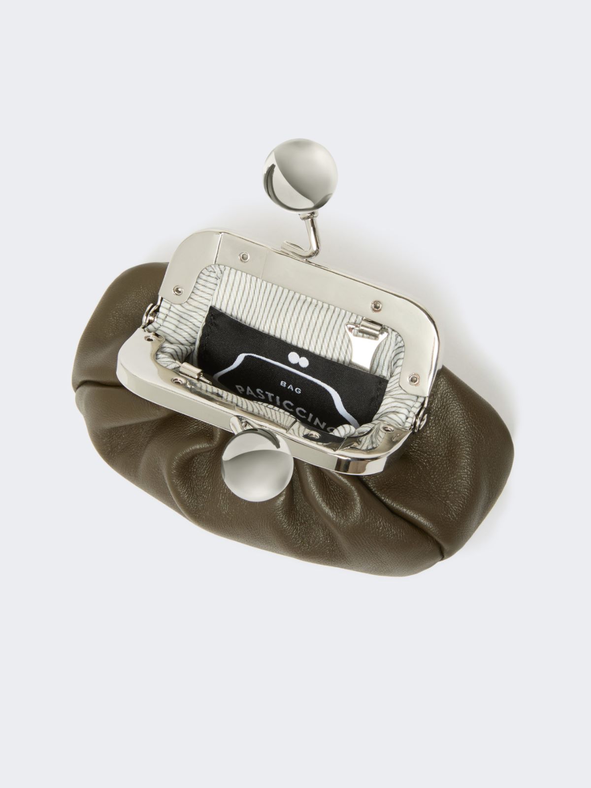 Nappa sheepskin Nano Pasticcino Bag - KAKI - Max Mara - 5