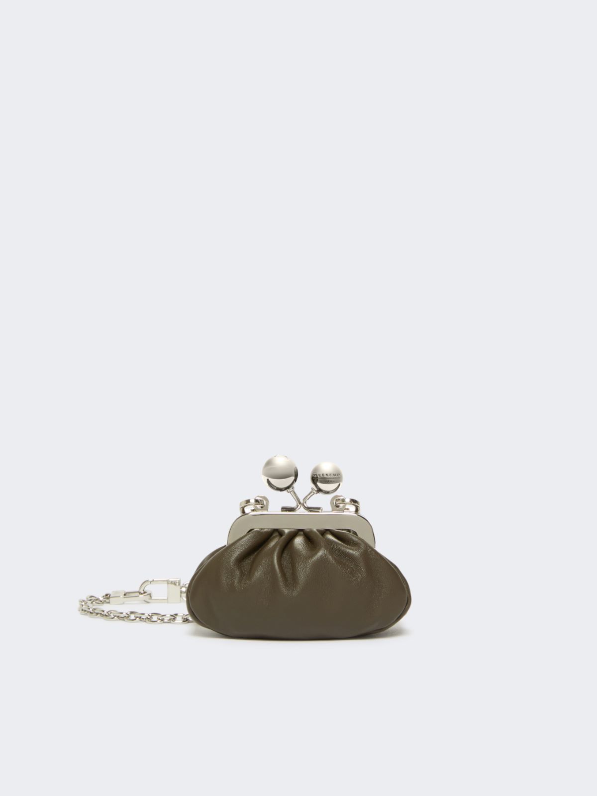 Nappa sheepskin Nano Pasticcino Bag - KAKI - Max Mara - 9