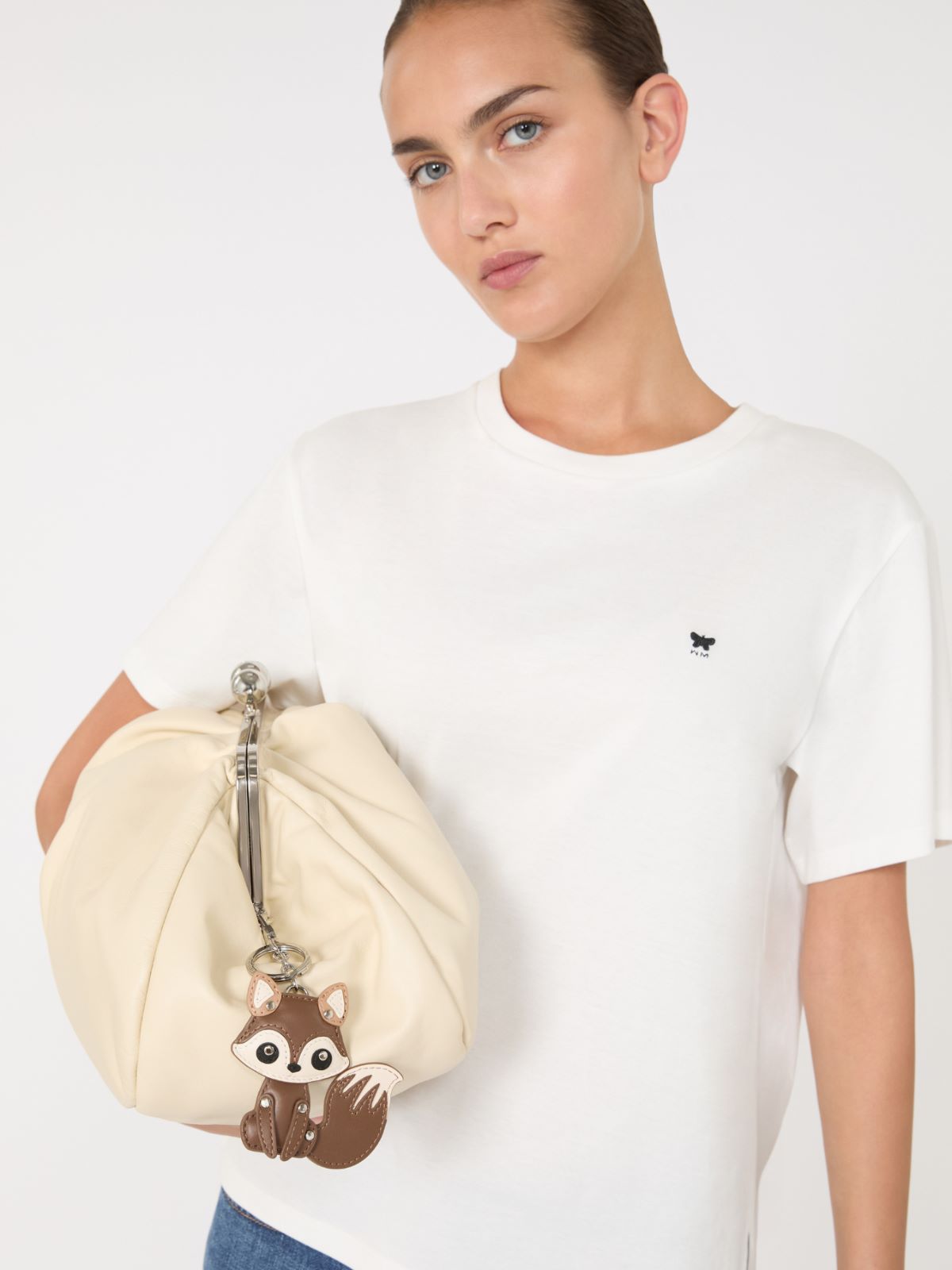 Leather keyring - BROWN - Max Mara - 9