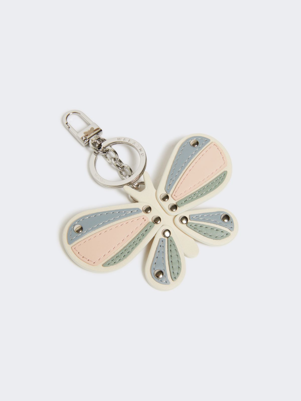Leather keyring - IVORY - Max Mara - 2