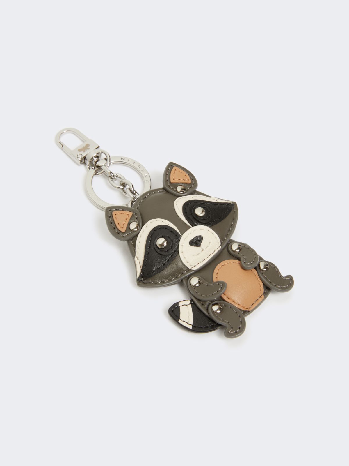 Leather keyring - MEDIUM GREY - Max Mara - 2