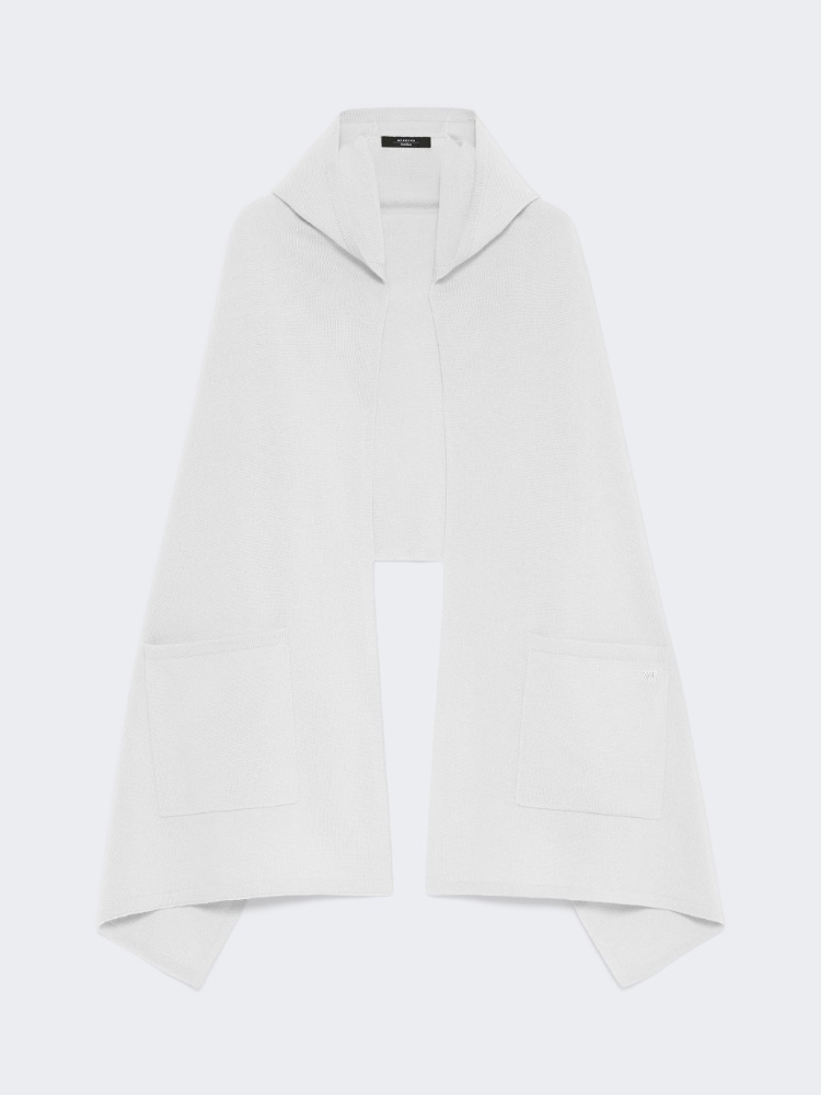 Châle à capuche en cachemire - BLANC NEUTRE - Max Mara