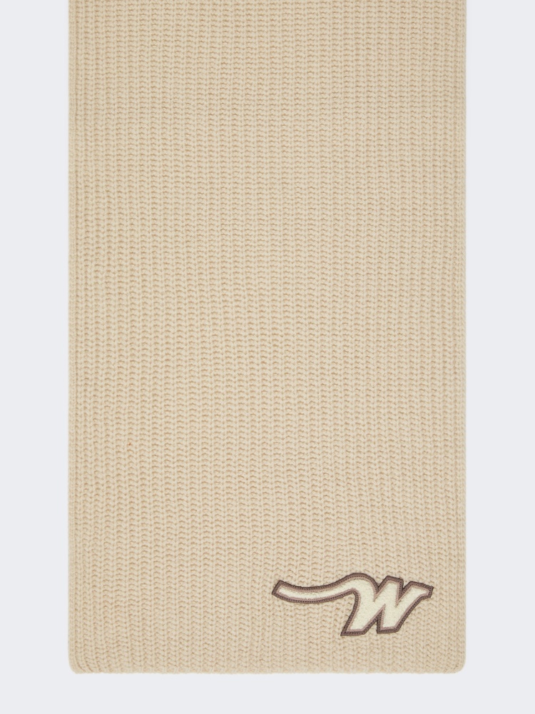 Wool yarn scarf - IVORY - Max Mara