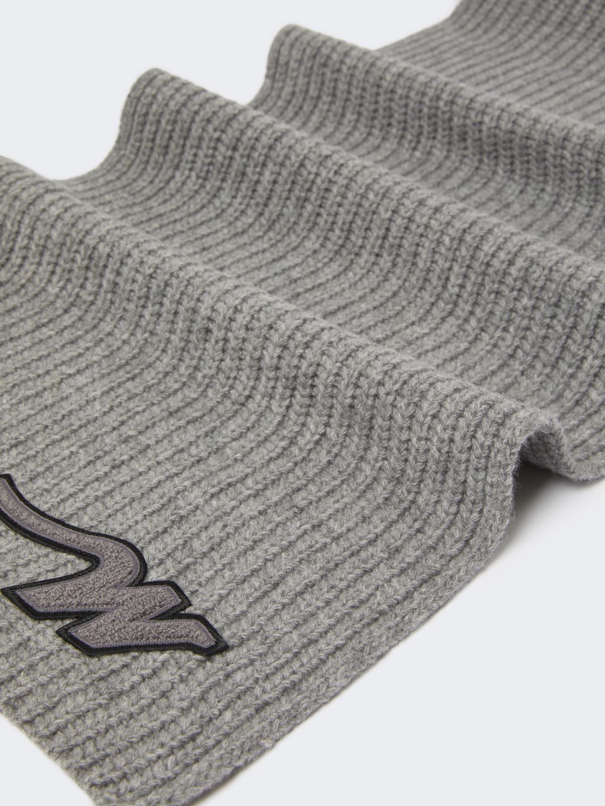 Écharpe en laine - GRIS MOYEN - Max Mara - 2