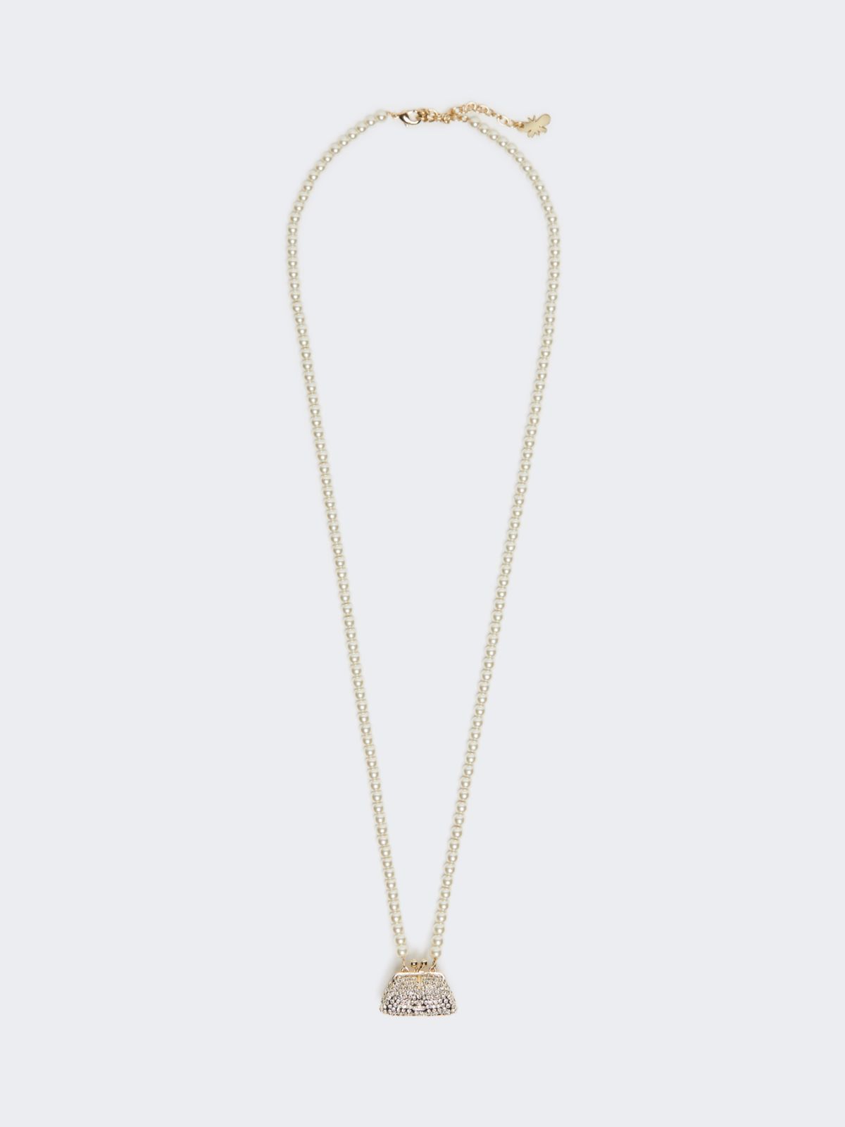 Pasticcino Bag-pendant necklace - OPTICAL WHITE - Max Mara - 8