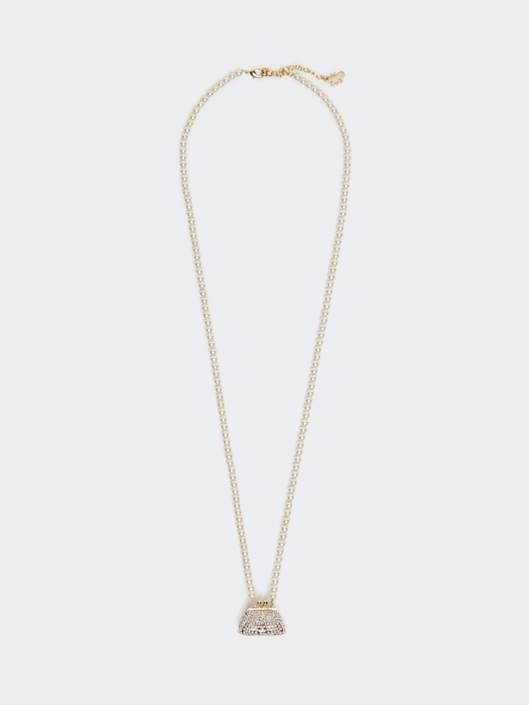Collier avec pendentif Pasticcino Bag - BLANC NEUTRE - Max Mara