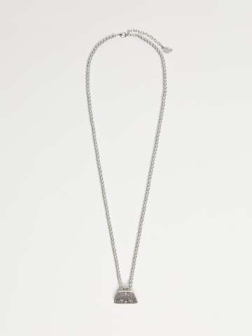 【Weekend Max Mara】[パスティチーノC] チェーン ネックレス パスティチーノ] パスティチーノ モチーフ ネックレス, silver