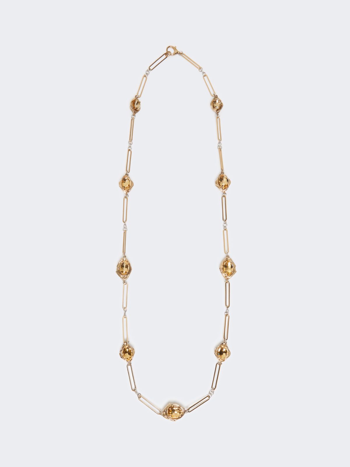 Plated metal necklace - GOLD - Max Mara - 8