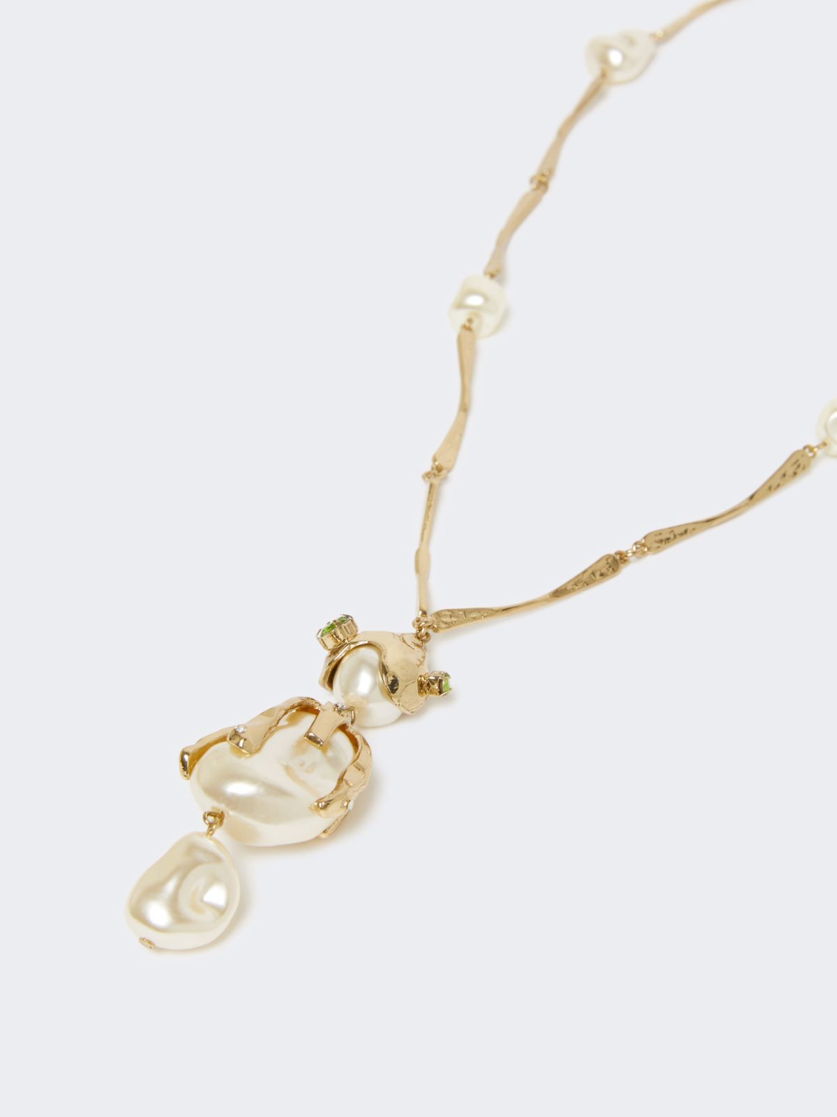 Collier en métal avec pendentif - OR - Max Mara - 2