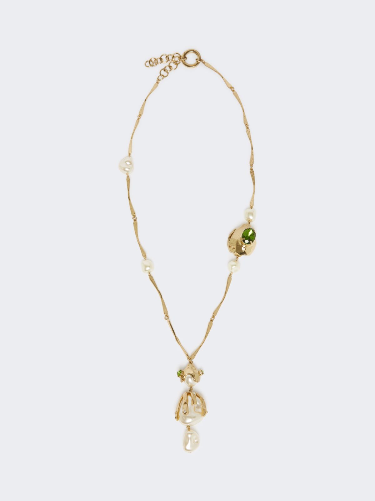 레게 메탈 네크리스 - GOLD - Max Mara - 8