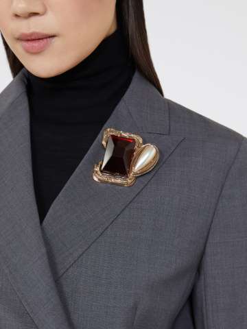 関税込◆Max Mara◆Mブローチ BROOCHES Jewelry and accessories Brooch Woman | Max Mara