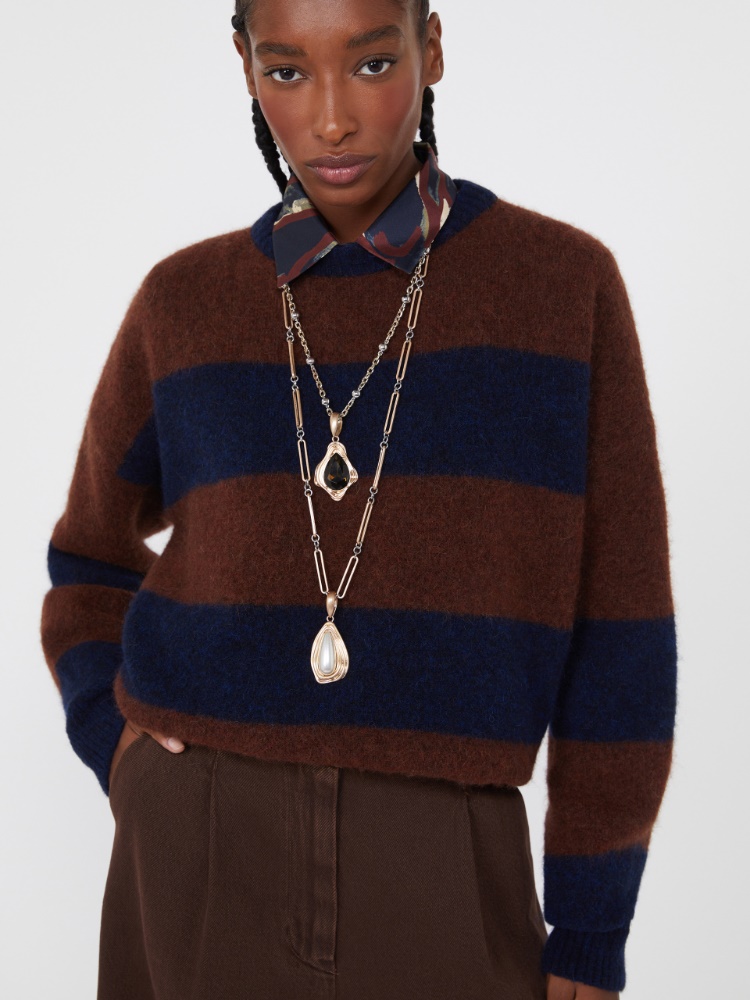 Collier en métal et résine - OR - Max Mara