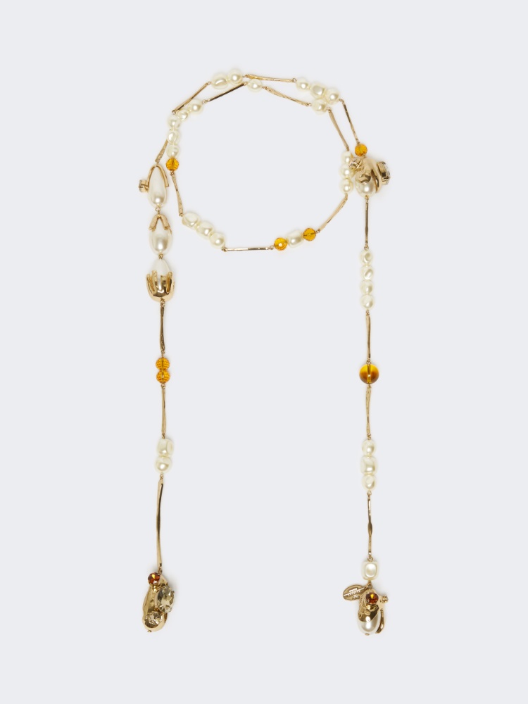 Collier cravate en métal - OR - Max Mara