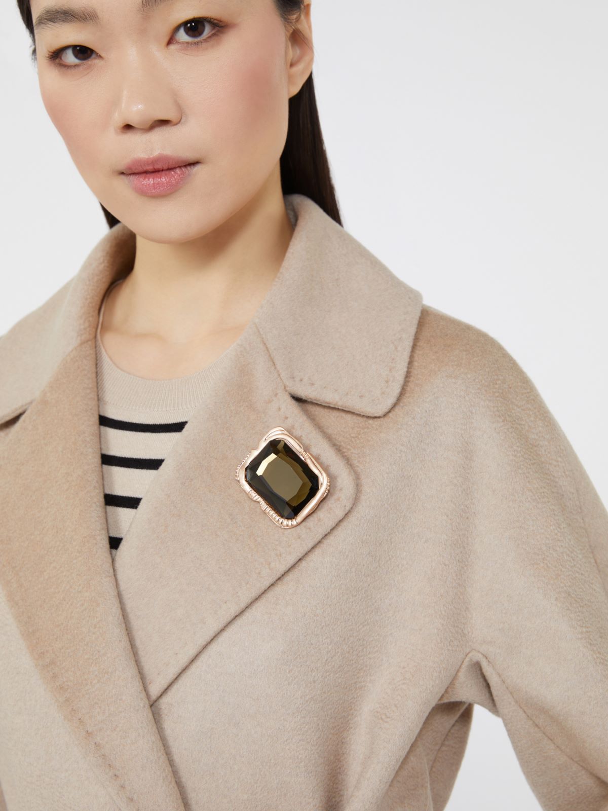 Metal brooch - GOLD - Max Mara