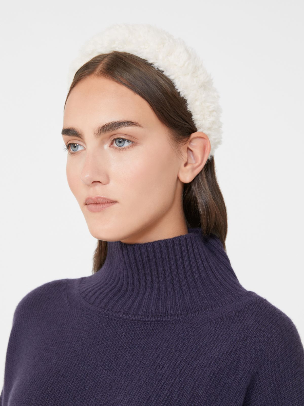 Cerchietto dalla texture soffice - AVORIO - Max Mara