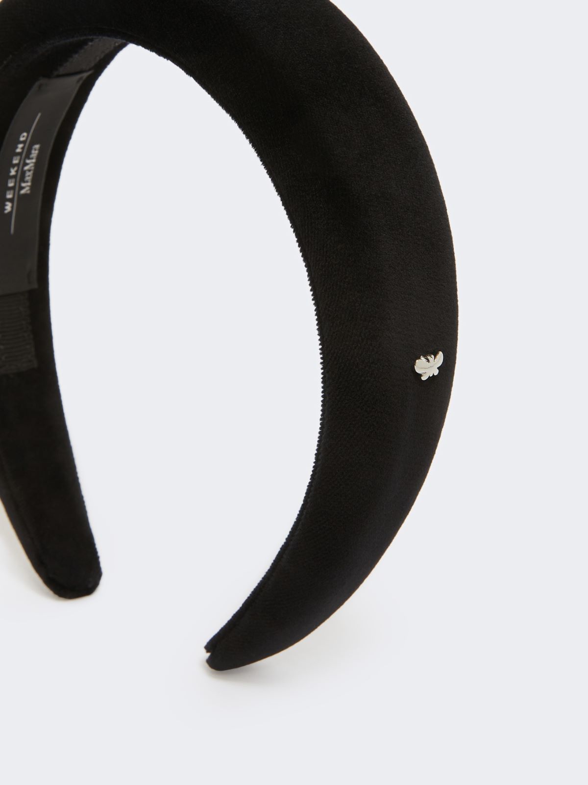 Velvet hairband - BLACK - Max Mara - 2