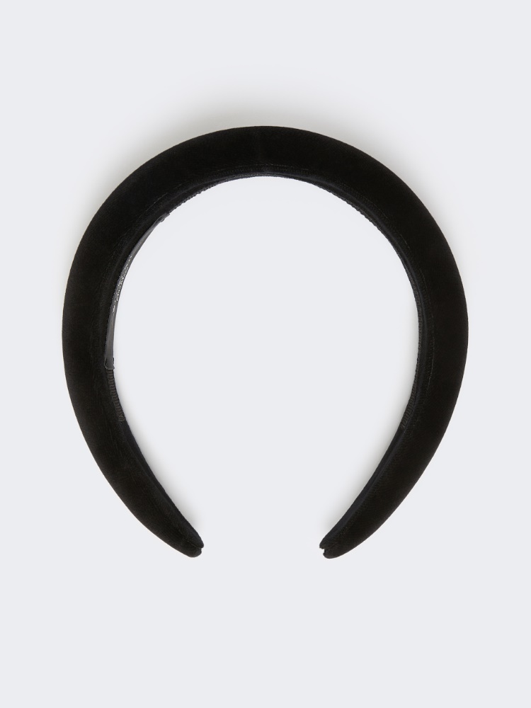 Velvet hairband - BLACK - Max Mara