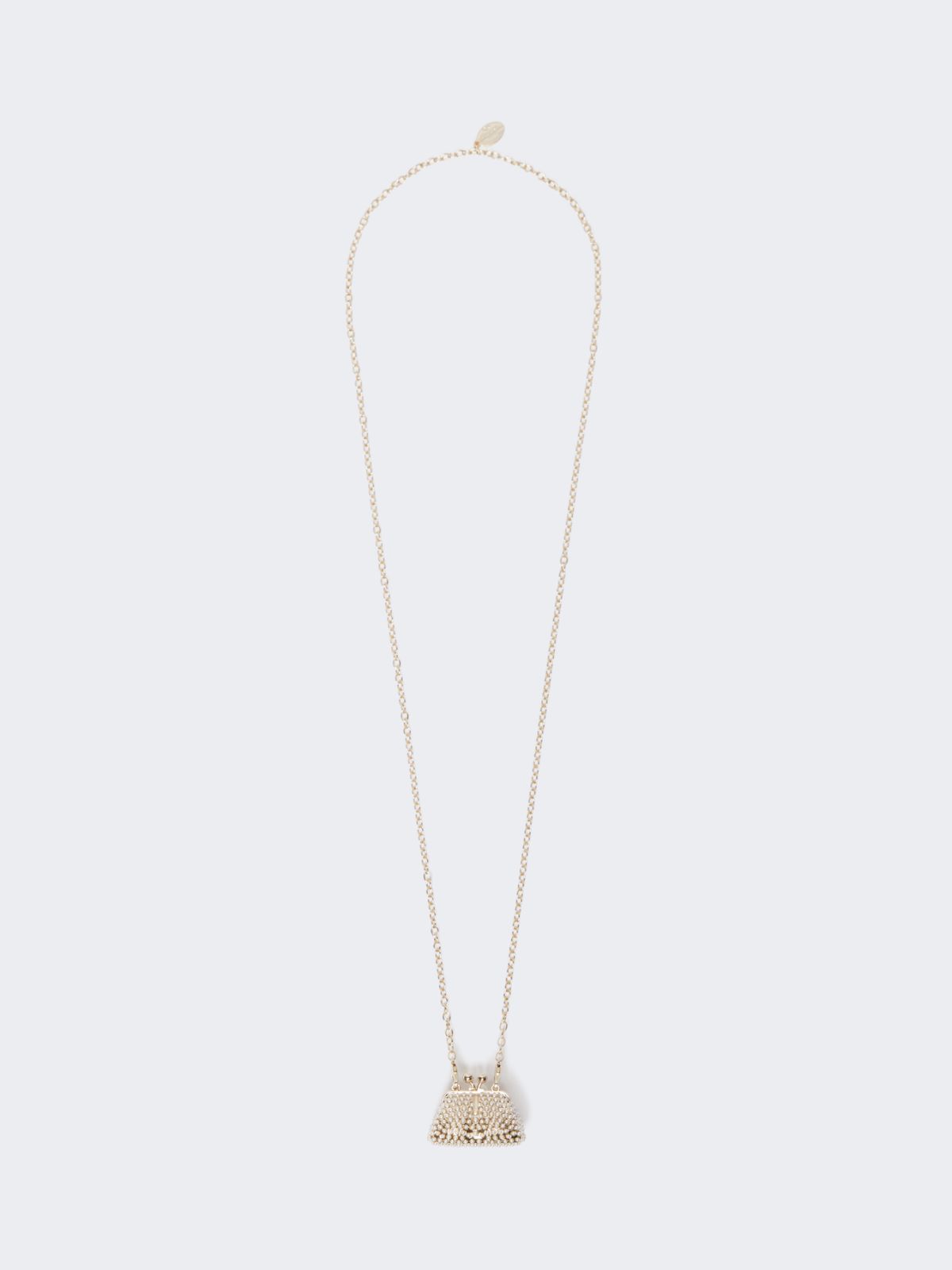 Pasticcino Bag-pendant necklace - GOLD - Max Mara - 9