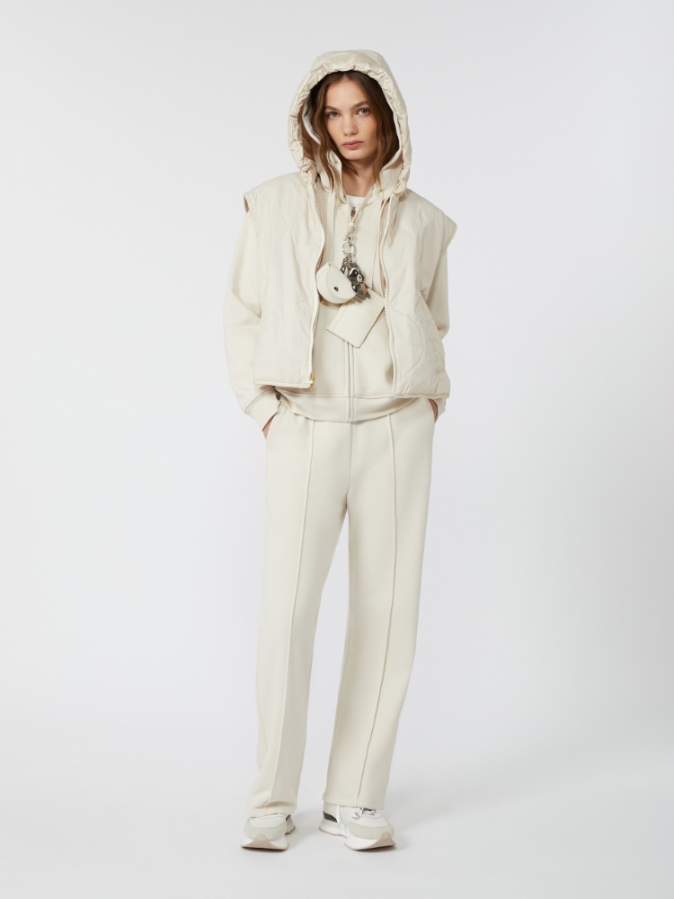 포크 코튼 팬츠 - IVORY - Max Mara