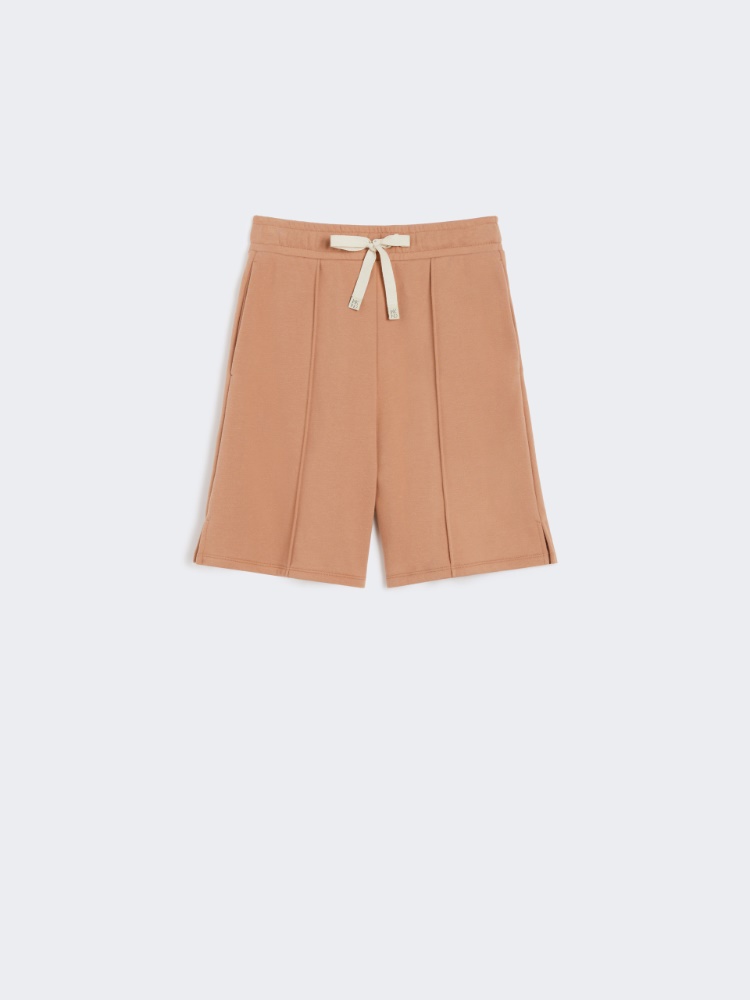 마에스타 코튼 쇼츠 - CARAMEL - Max Mara