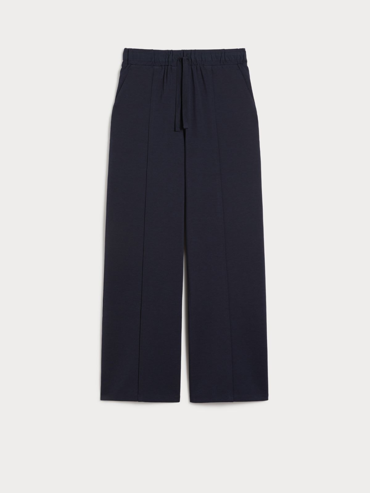 Milano-knit jersey trousers - NAVY - Max Mara - 8