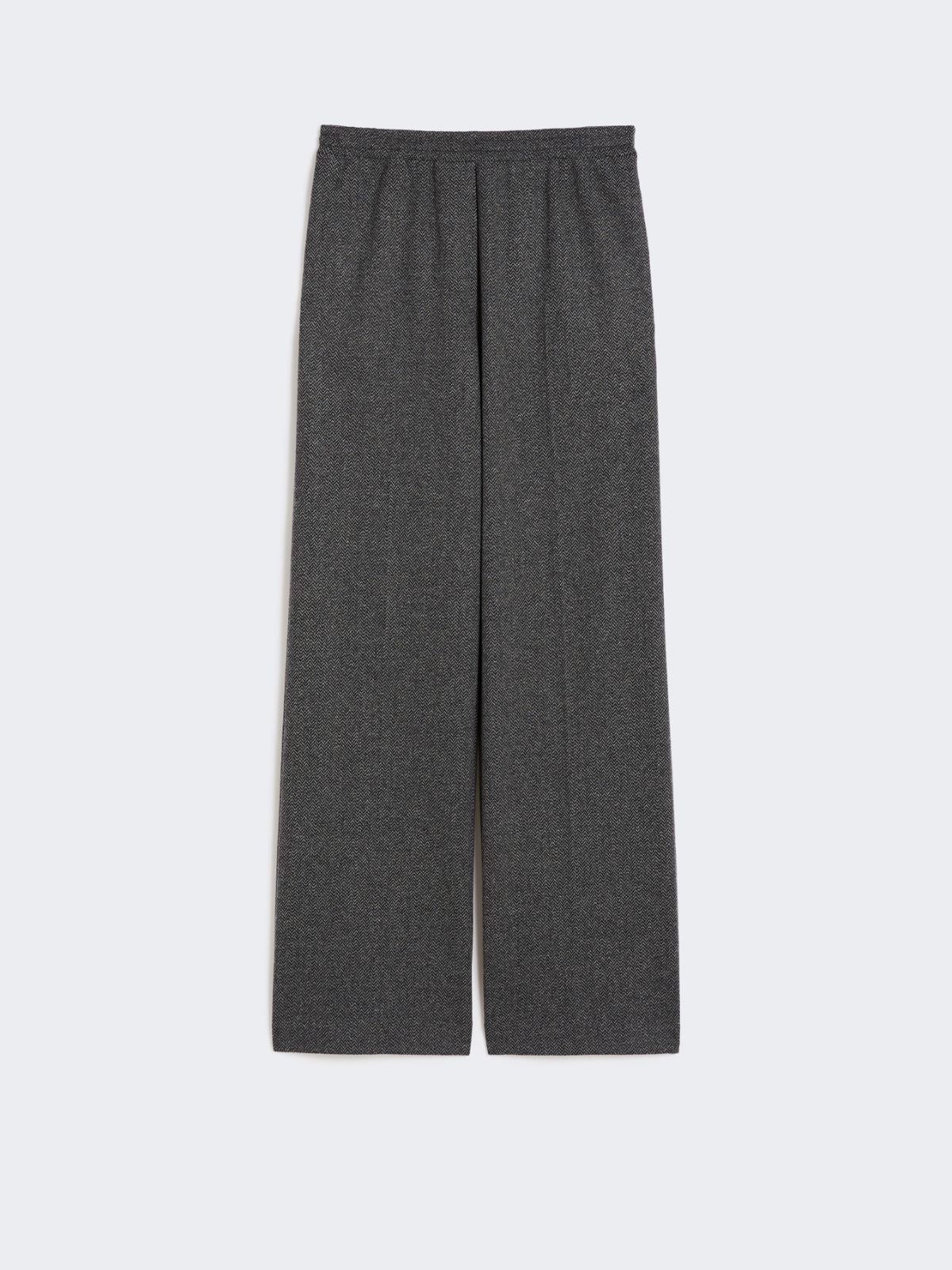 Jacquard jersey trousers - MEDIUM GREY - Max Mara - 8