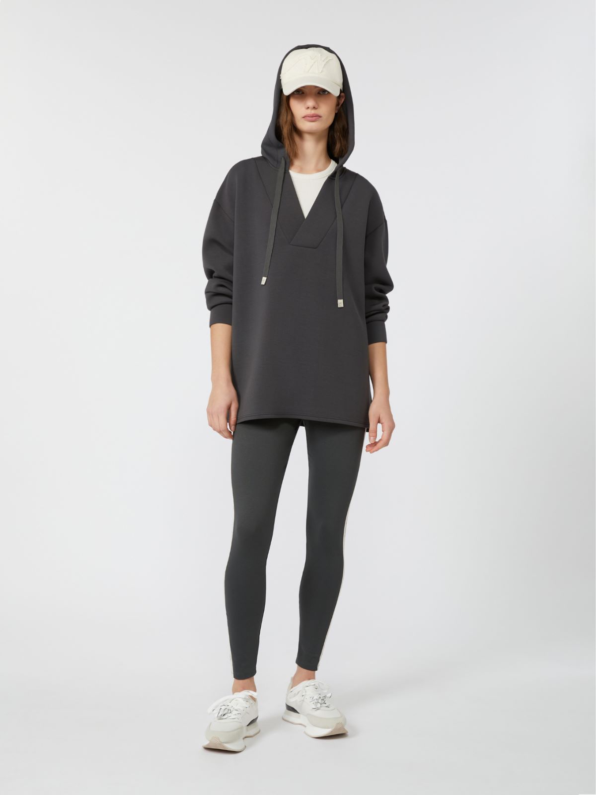 Leggings aus technischem Jersey - ANTHRAZIT - Max Mara