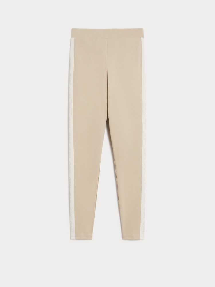 Technical jersey leggings - BEIGE - Max Mara