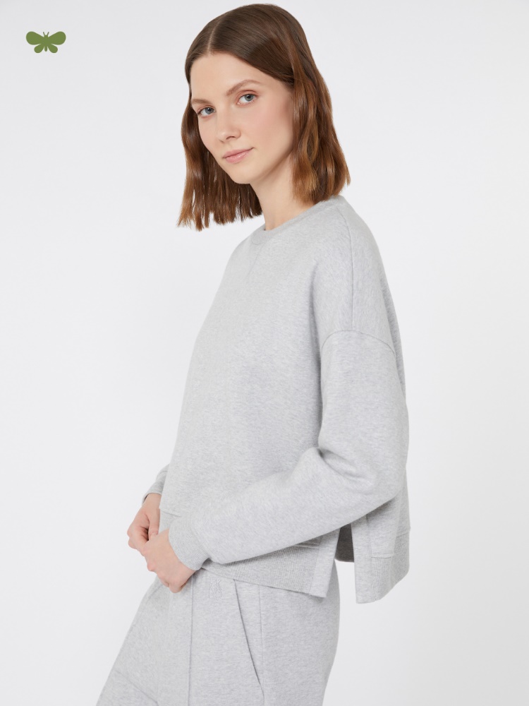 ★新品未使用★gypsohila V Neck Sweat Lightgray FOX HEAD PATCH REGULAR SWEATSHIRT | Maison Kitsuné