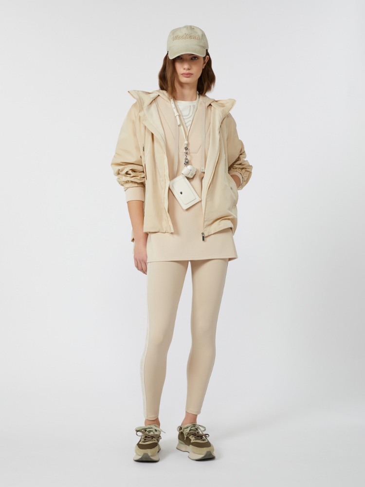 Long scuba jersey sweatshirt - BEIGE - Max Mara