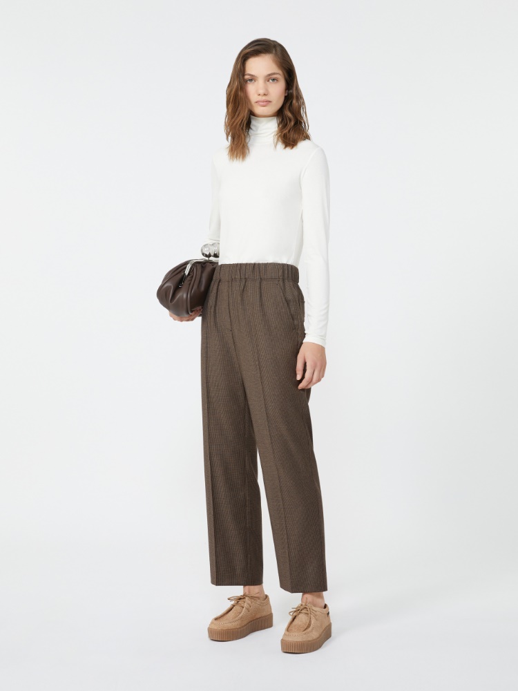 Stretch viscose turtleneck - ECRU - Max Mara