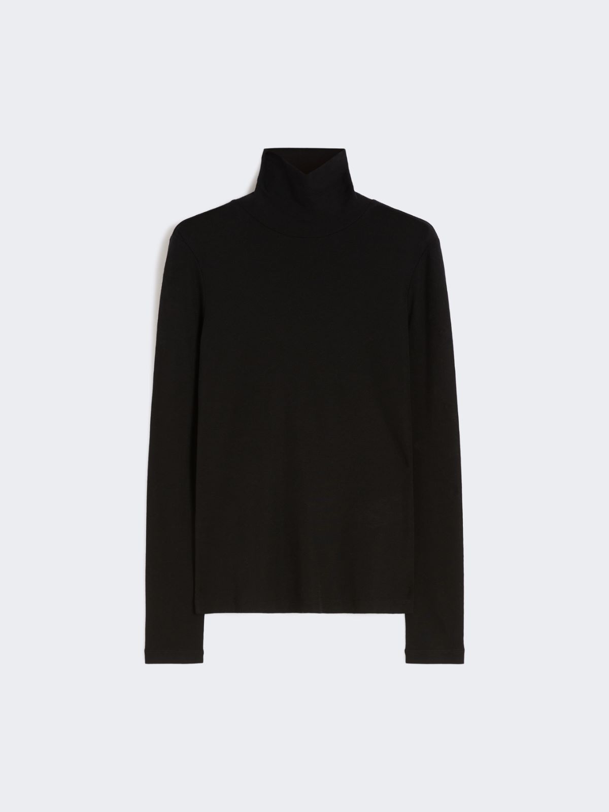 Wool and silk gauze turtleneck - BLACK - Max Mara - 9