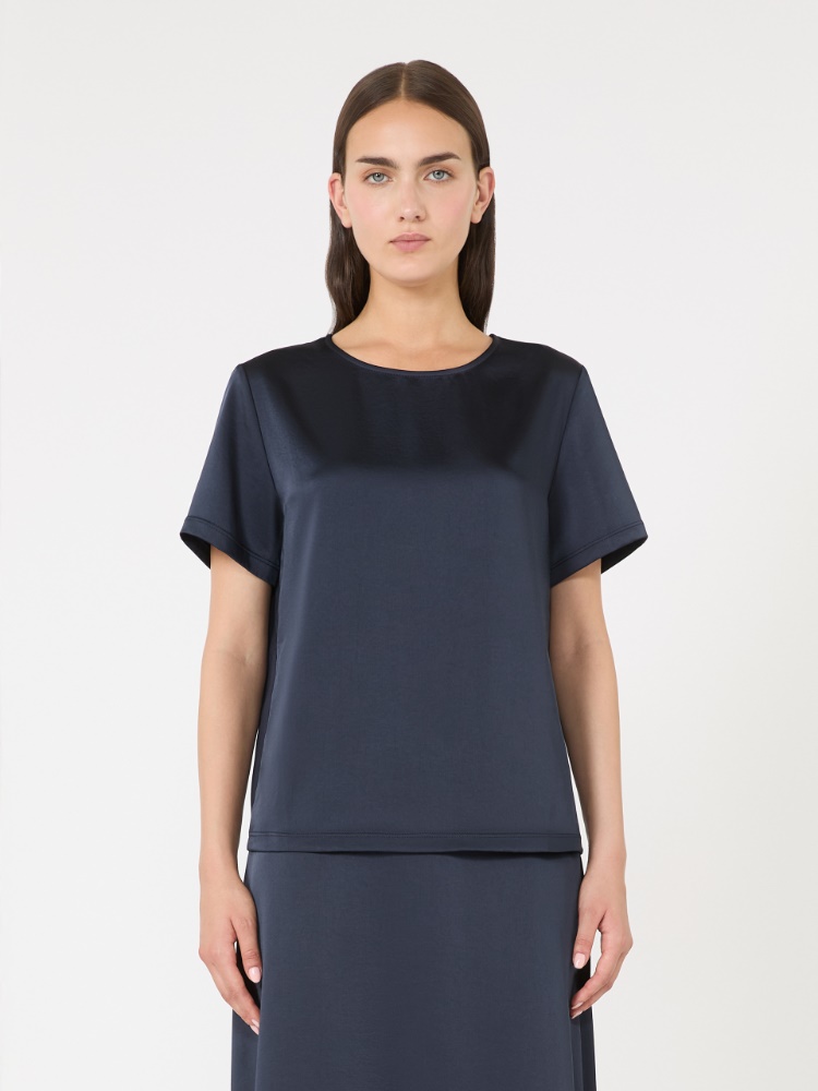 【 Weekend max mara 】GILBERT サテン ジャージー Tシャツ WE5946075106009-e-