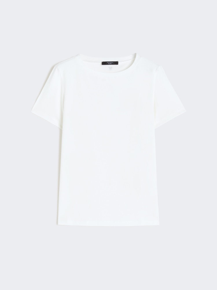 ★S Max Mara★ TUBO Short Sleeve T-Shirt Ecru 29976021600001 S Max Mara Tubo T-shirt | Grey | FARFETCH