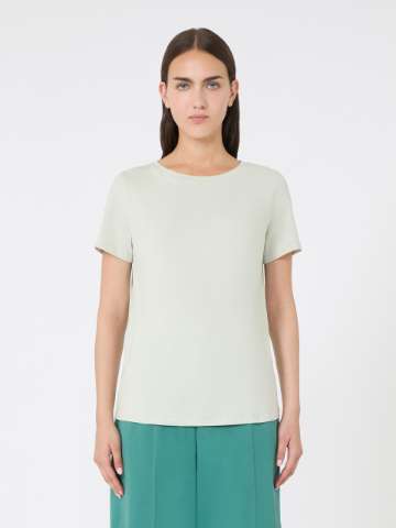着映え確実【'S Max Mara】「Reno」ラウンドヘムコットンTシャツ Max Mara S エス マックスマーラ Tシャツ トップス ジャージ