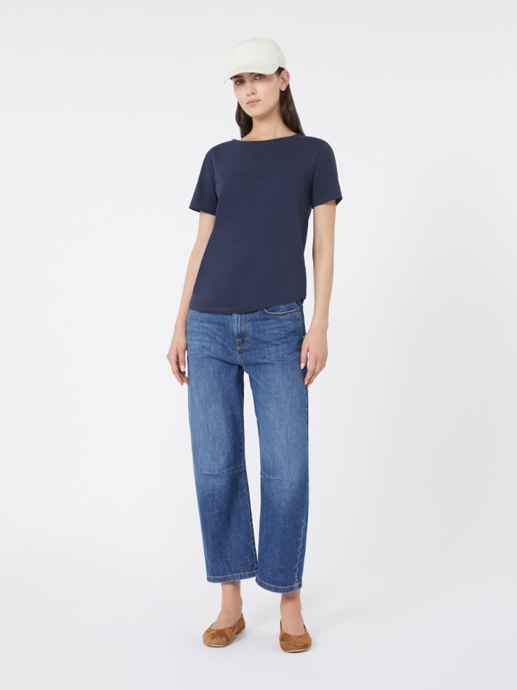 Organic cotton T-shirt + NAVY - Max Mara