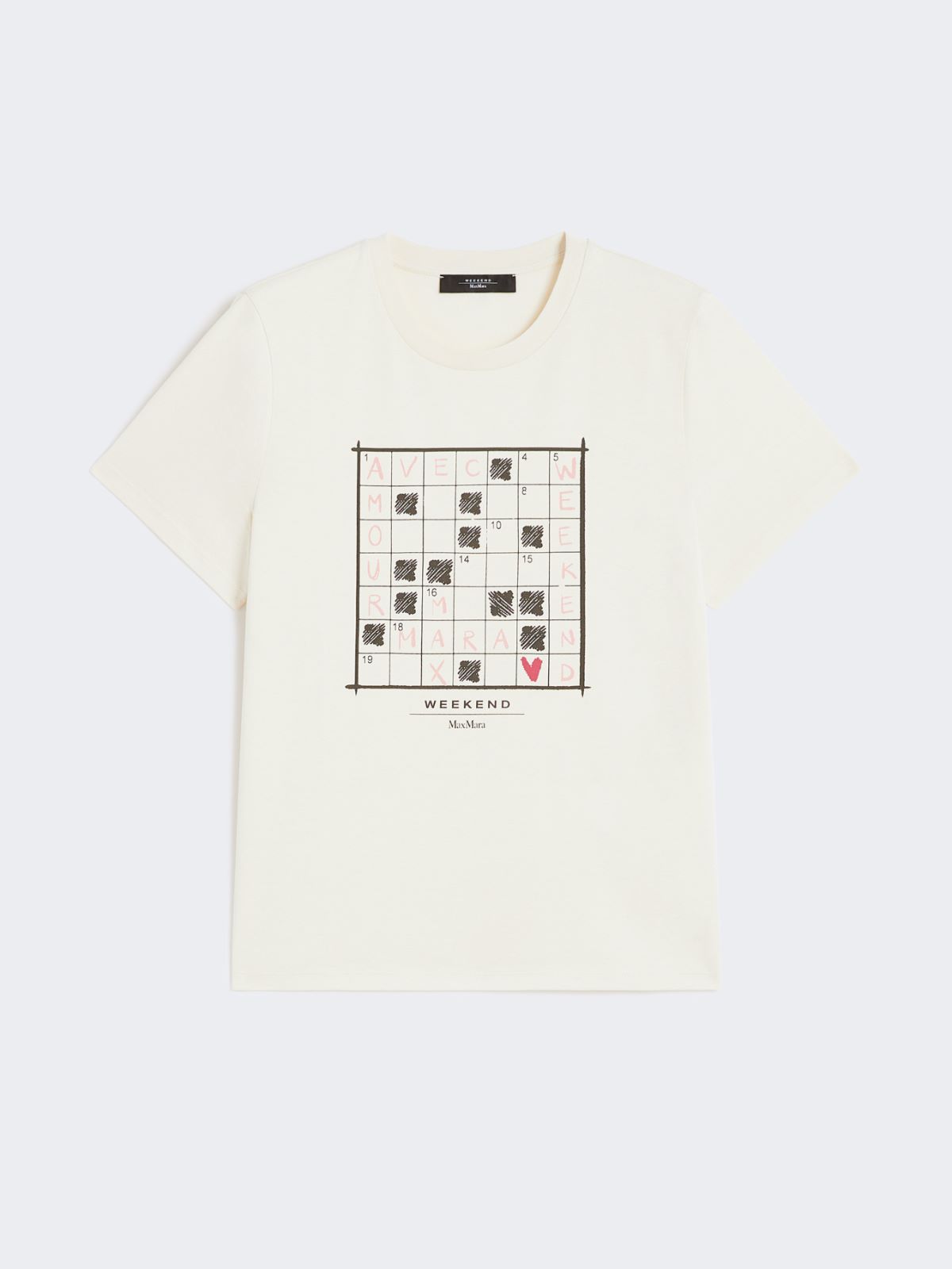 Organic cotton jersey T-shirt - ECRU - Max Mara - 10