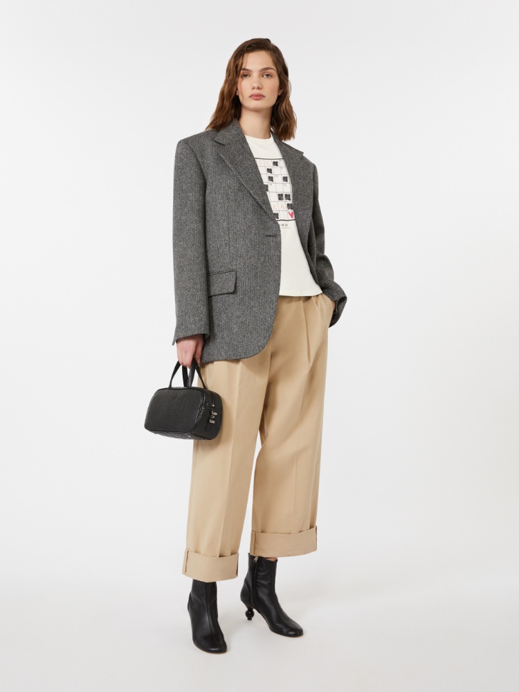 Organic cotton jersey T-shirt - ECRU - Max Mara